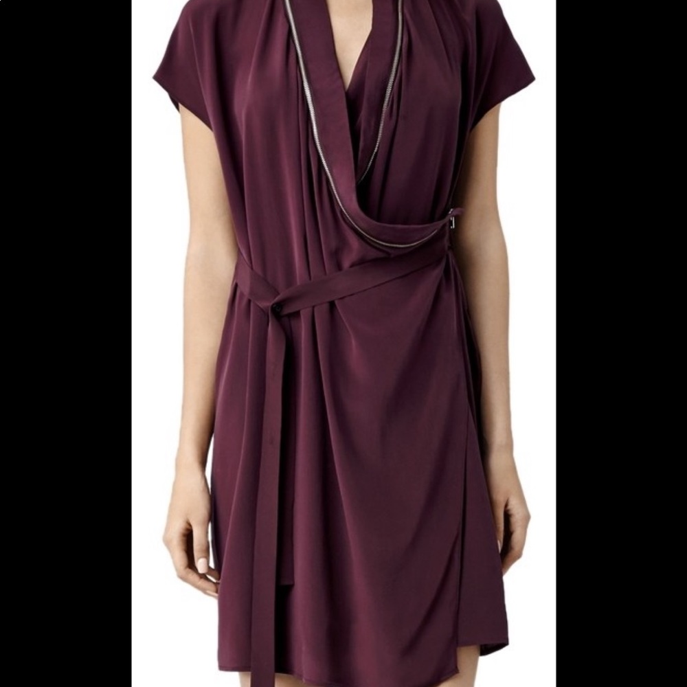 All Saints Silk Dress